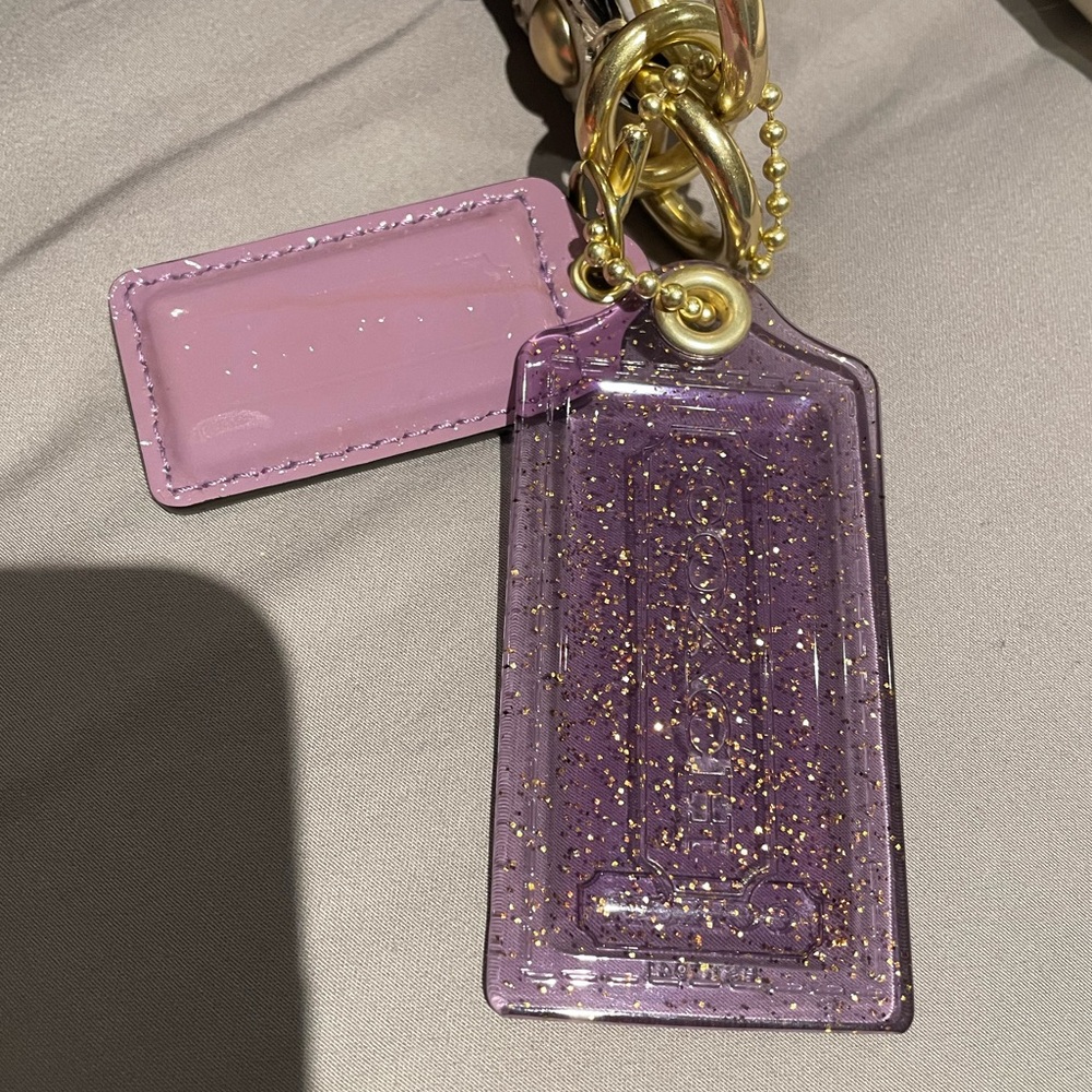 Coach Tan Signature Canvas Purse - Picture 10 of 10